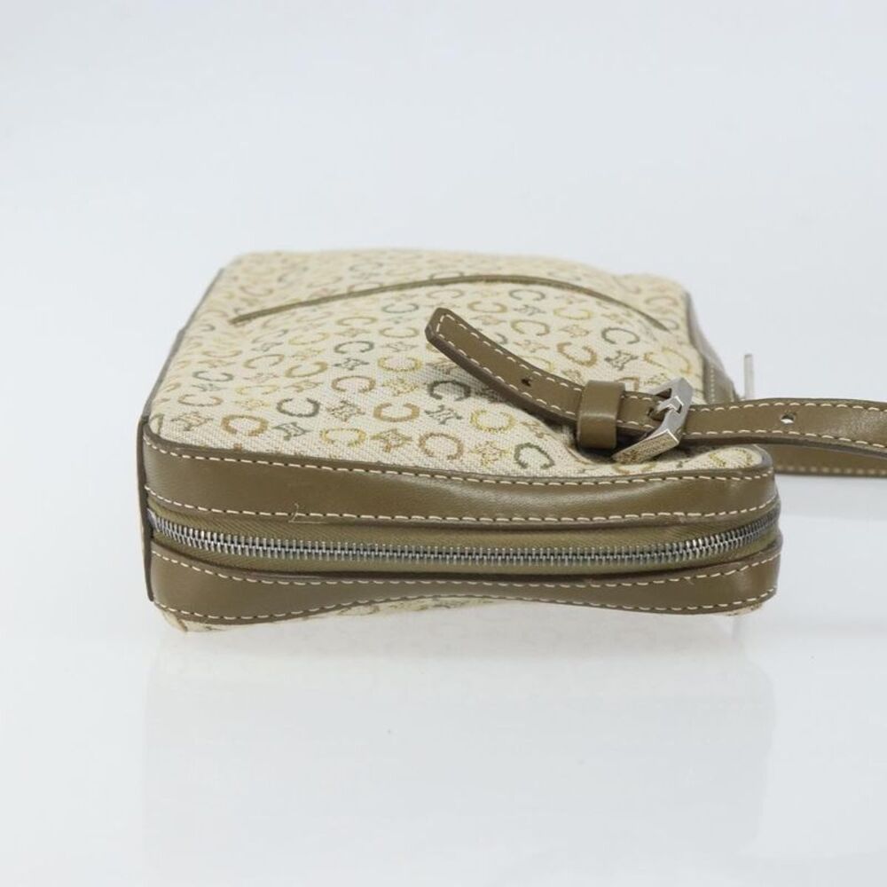 Celine C Macadam Shoulder Canvas Khaki Canvas Shoulder Bag Bag - Picture 3 of 16
